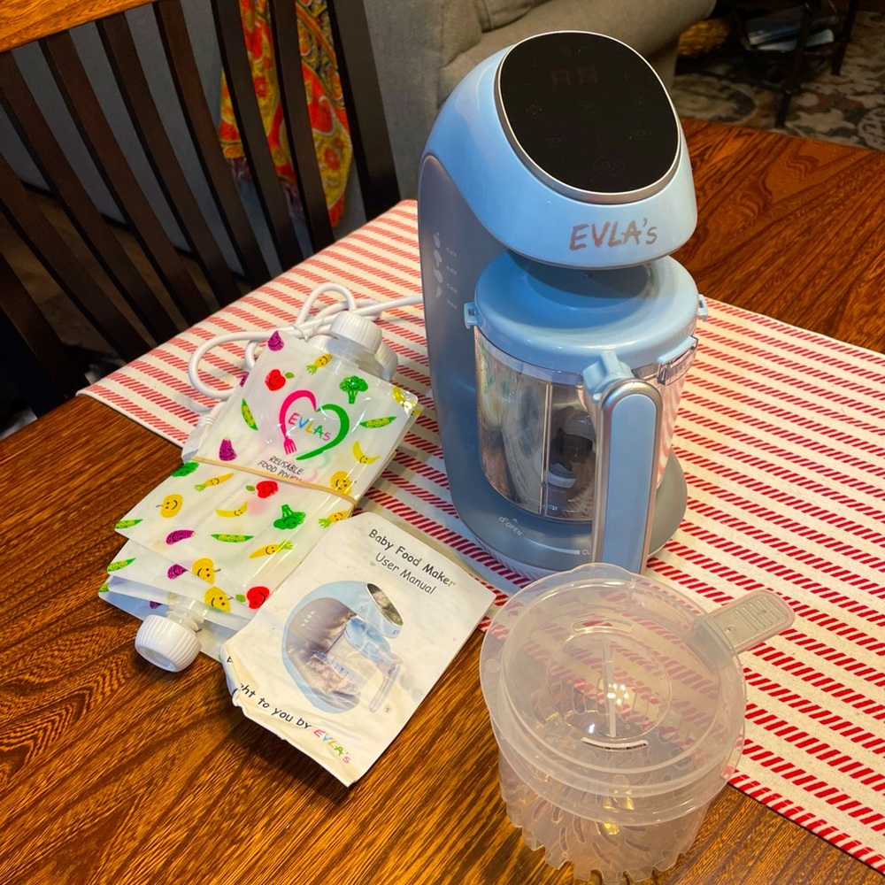 NEW EVLA’s Baby Food Maker | Baby Food Processor Blender Grinder Steamer